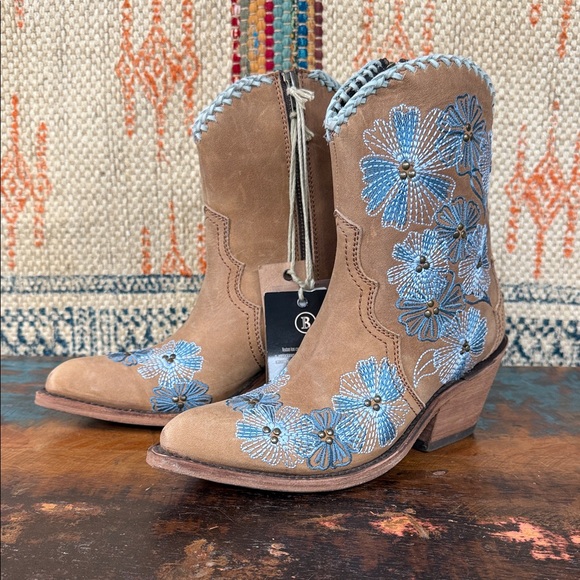 LIBERTY Black Shoes - Liberty Black studded and embroidered “Loren Boots”. New with tags.